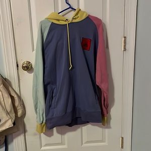 Teddy Fresh colorblock hoodie